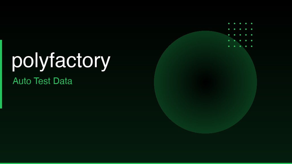 Featured image of post polyfactory: Stop Hand-Writing Test Fixtures, Let Type Hints Do It